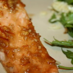 Roasted Salmon with Soy Marmalade Glaze